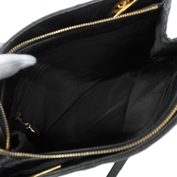 CHANEL Black Caviar Leather Tote Bag - Picture 4 of 15